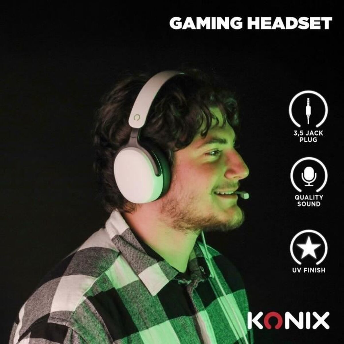 Konix Headphones Konix Black