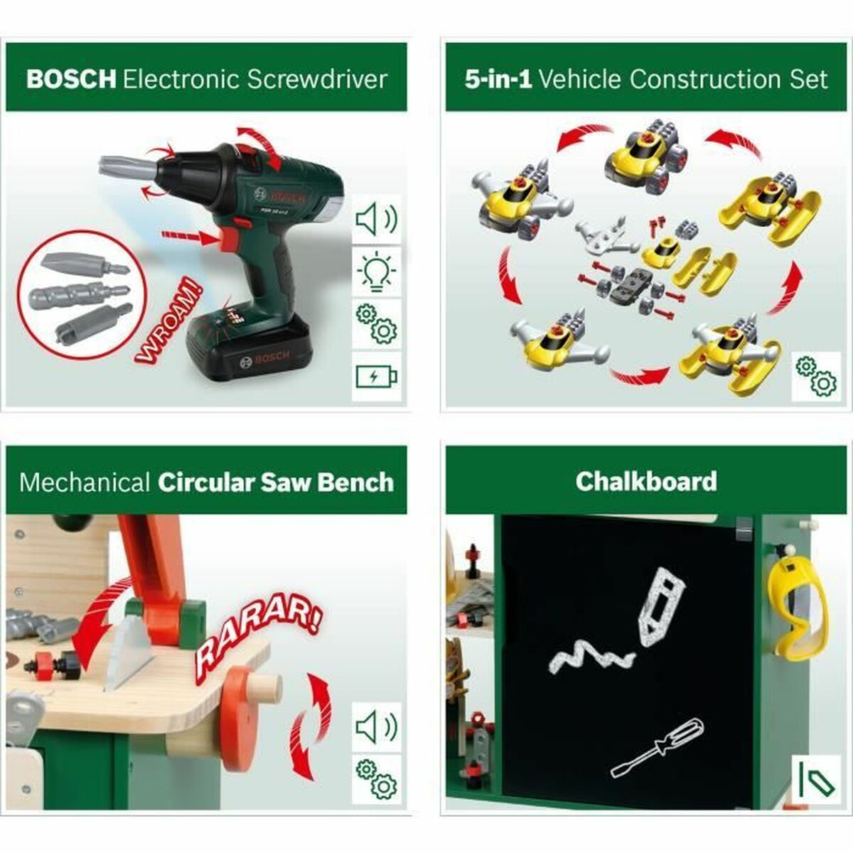 Klein Toys Set Of Tools For Children Klein