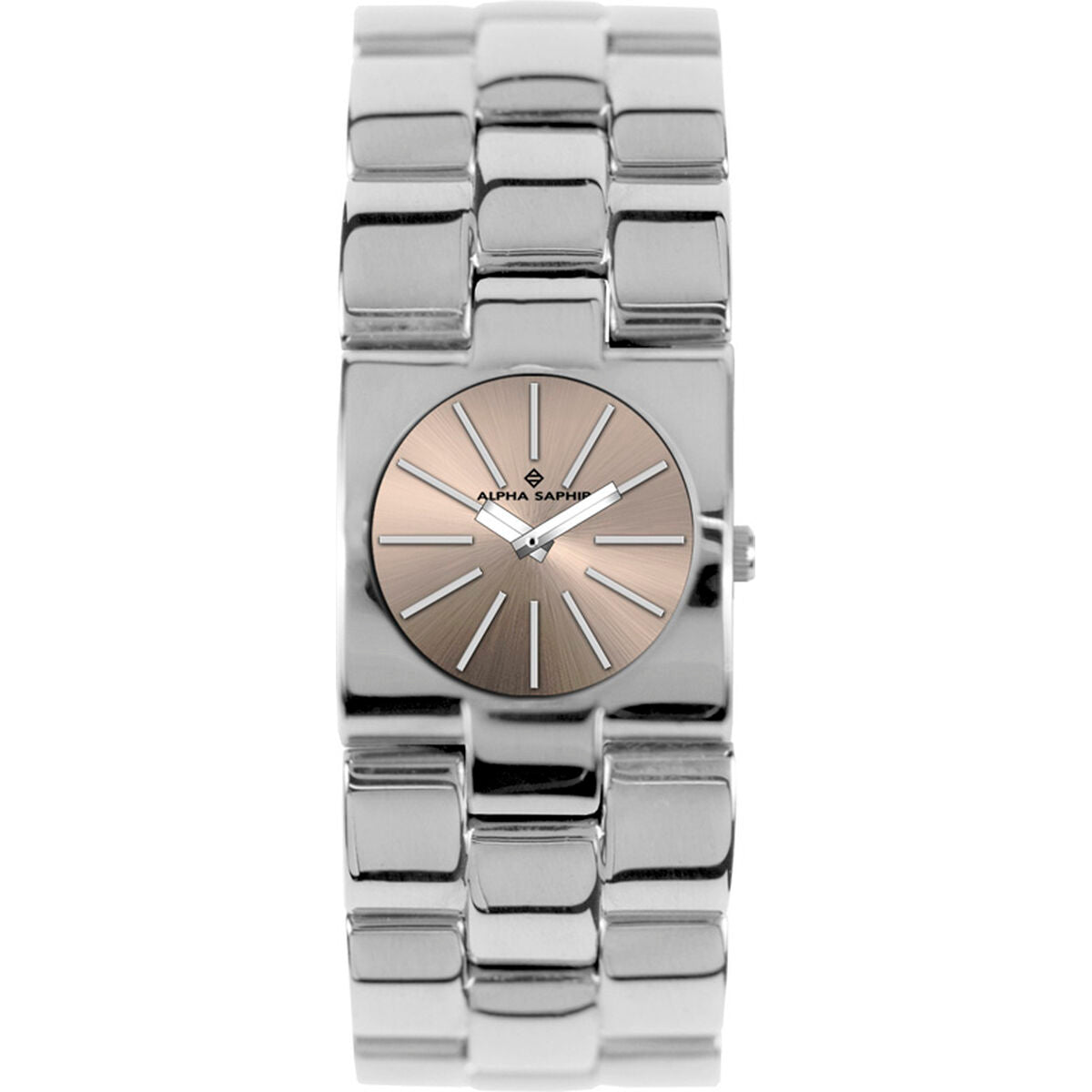 Alpha Saphir Unisex Watch Alpha Saphir 271K Beige Silver
