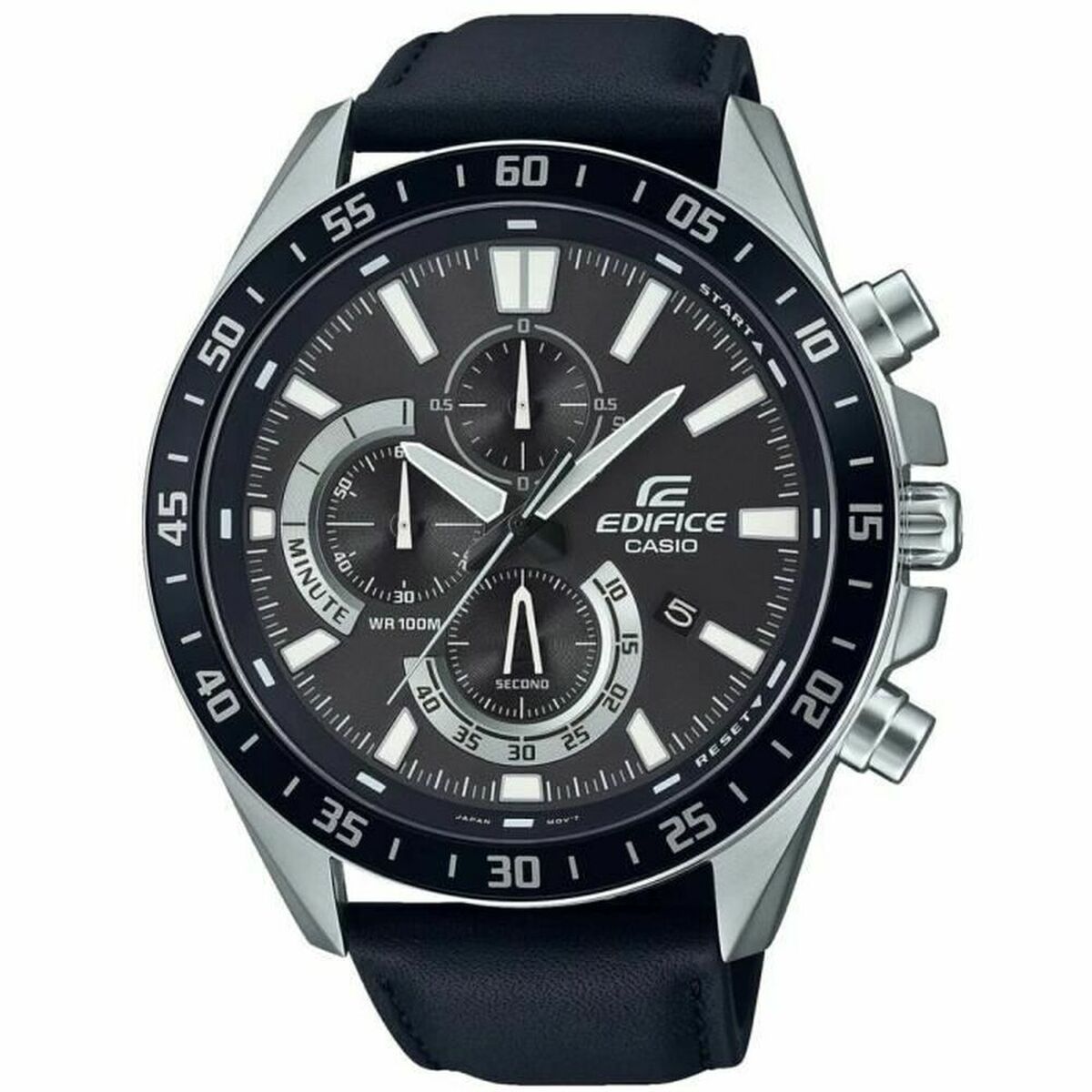 Casio Men's Watch Casio Efv-620L-1Avuef Black Grey Silver
