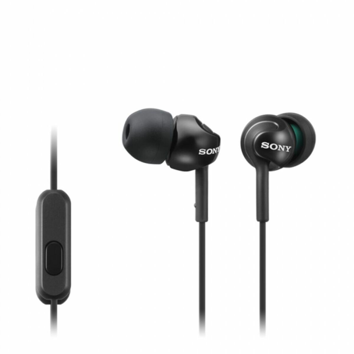 Sony Headphones With Microphone Sony Mdr-Ex110Ap Black