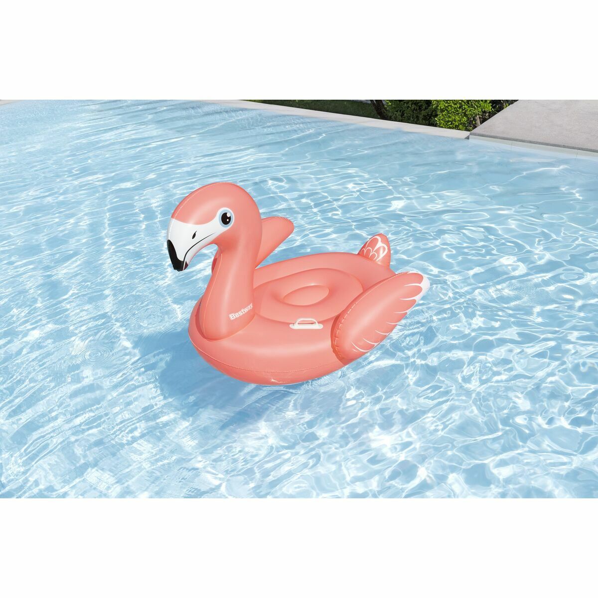 Bestway Inflatable Flamingo With Handles 138X107 Cm +3 Years Beach & Pool 41525