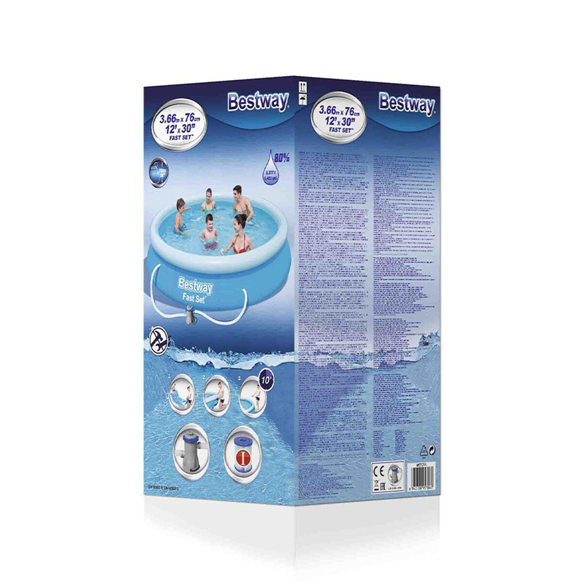 Bestway Inflatable Pool Bestway 5377 L 366 X 76 Cm Blue