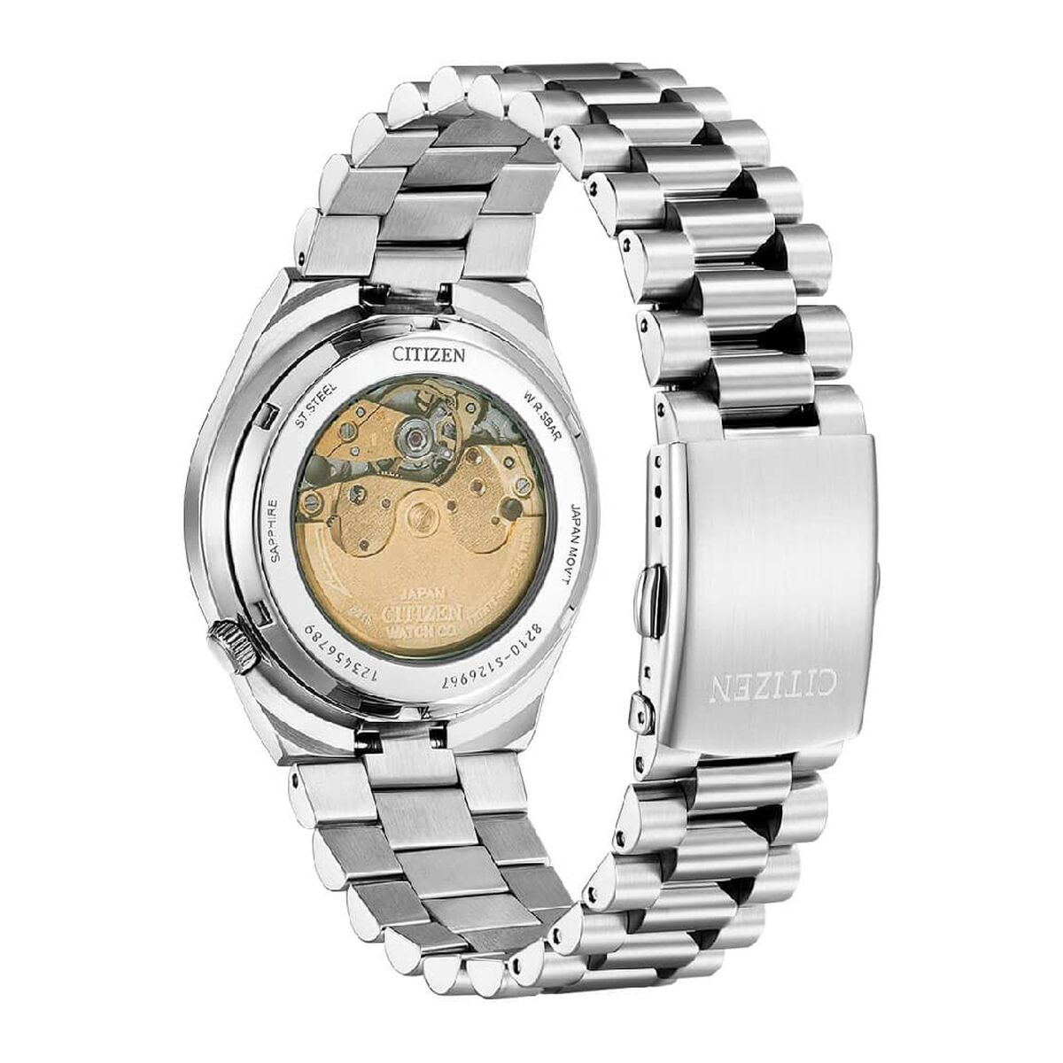Citizen Men's Watch Citizen Tsuyosa Automatic Green Silver (Ø 40 Mm)