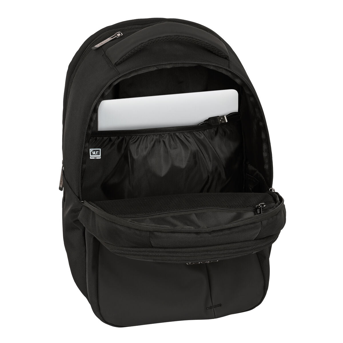 Safta Rucksack For Laptop And Tablet With Usb Output Safta Business Black (31 X 45 X 23 Cm)