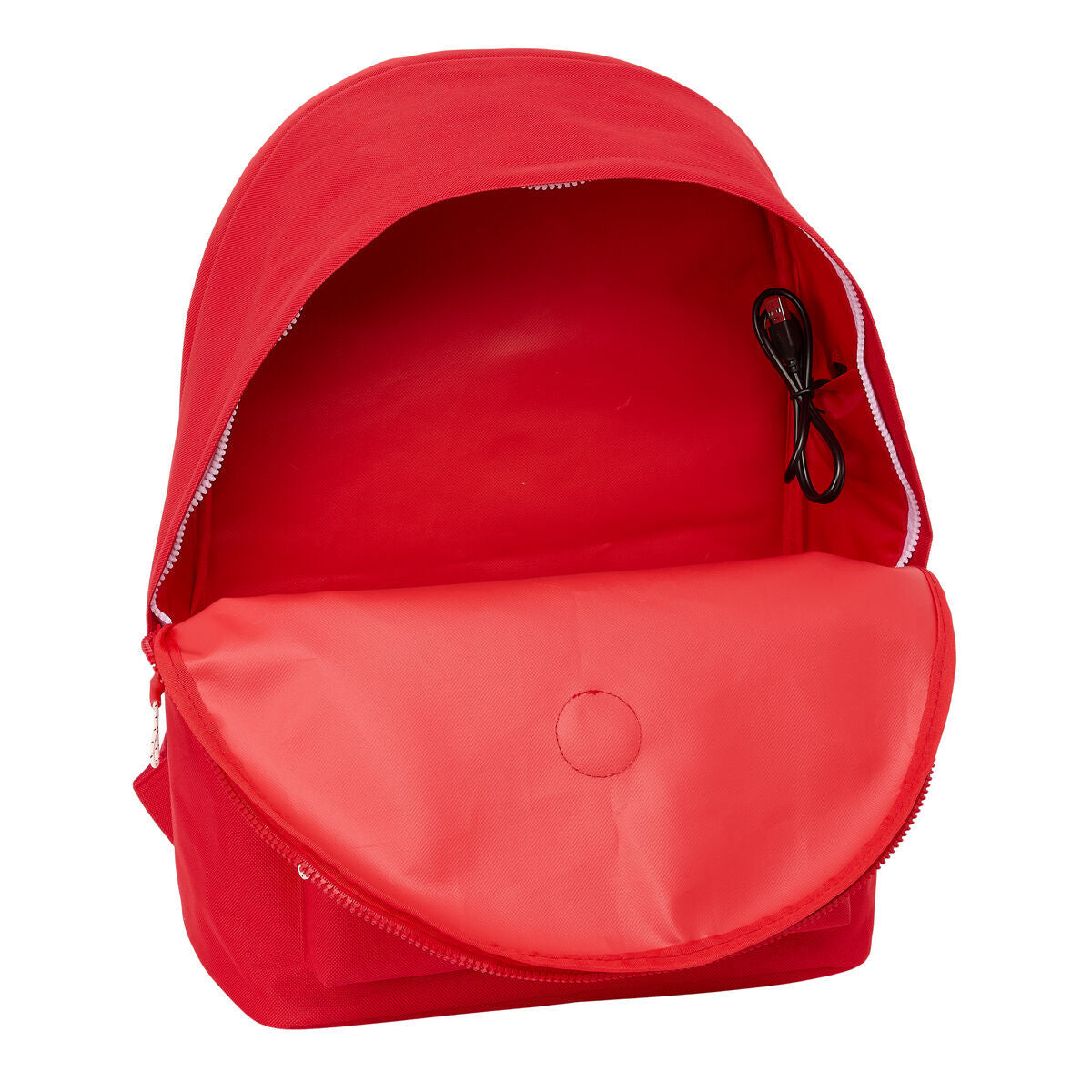 Sevilla Fútbol Club Rucksack For Laptop And Tablet With Usb Output Sevilla Fútbol Club Red 31 X 44 X 18 Cm