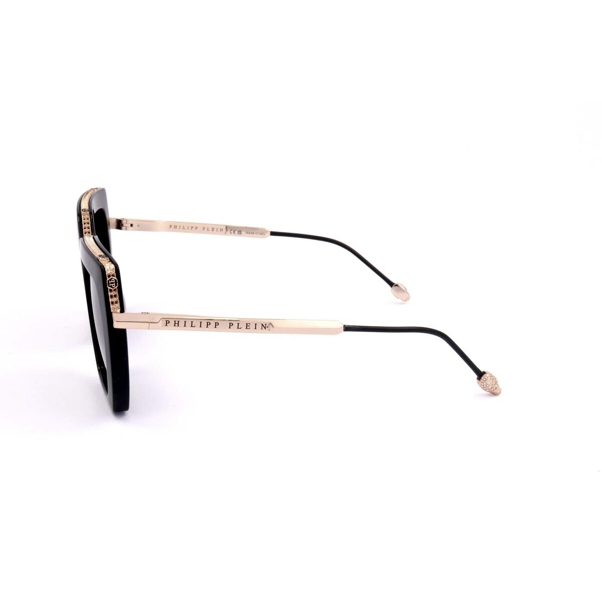 Philipp Plein Ladies' Sunglasses Philipp Plein Spp097S Shiny Dark Black