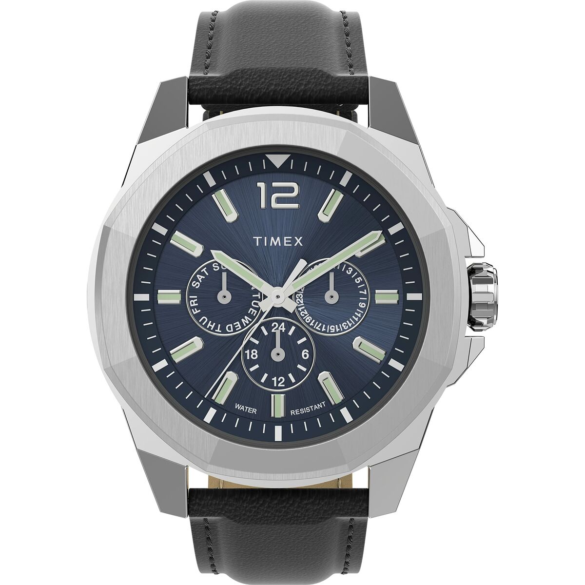 Timex Men's Watch Timex Essex Avenue Black (Ø 44 Mm)