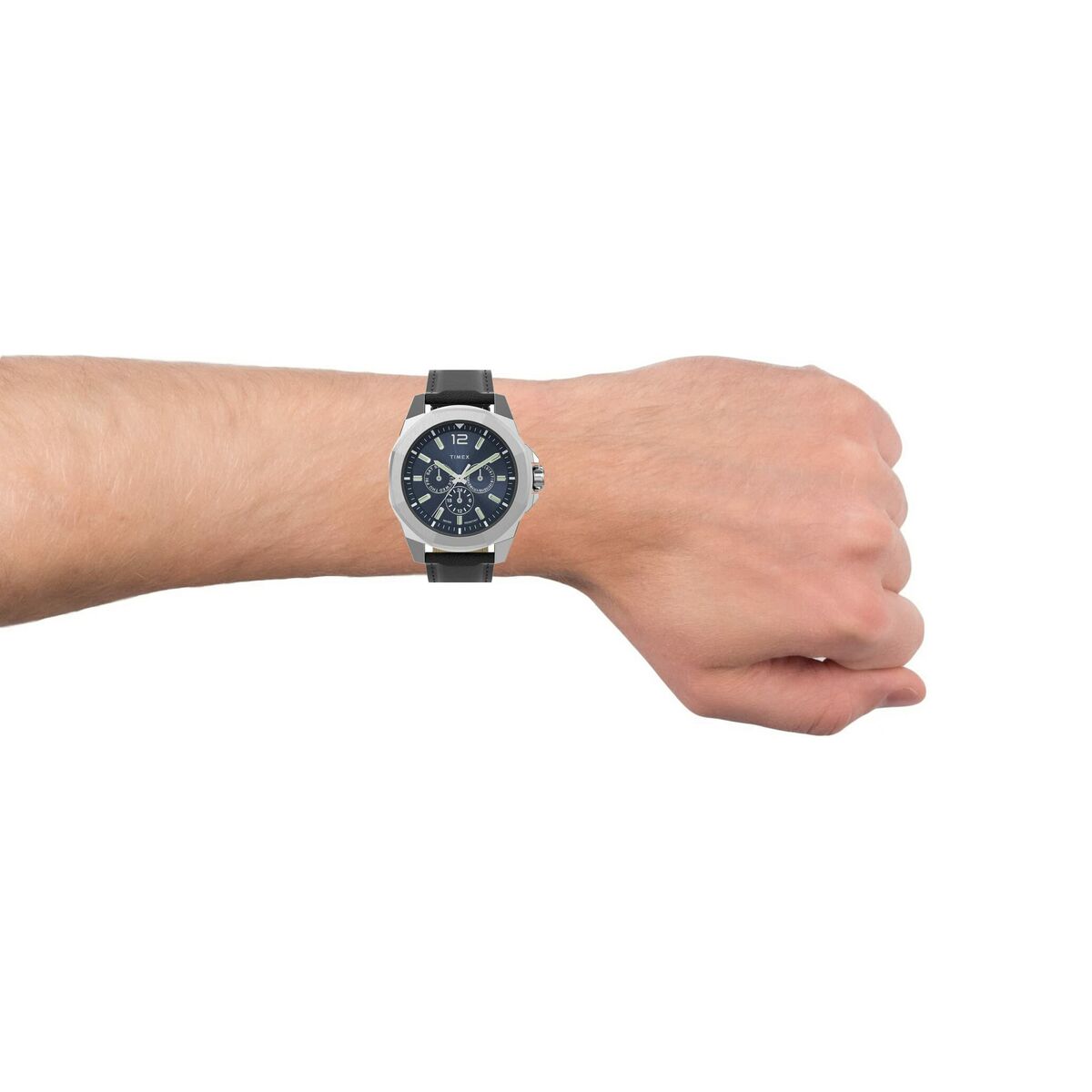 Timex Men's Watch Timex Essex Avenue Black (Ø 44 Mm)