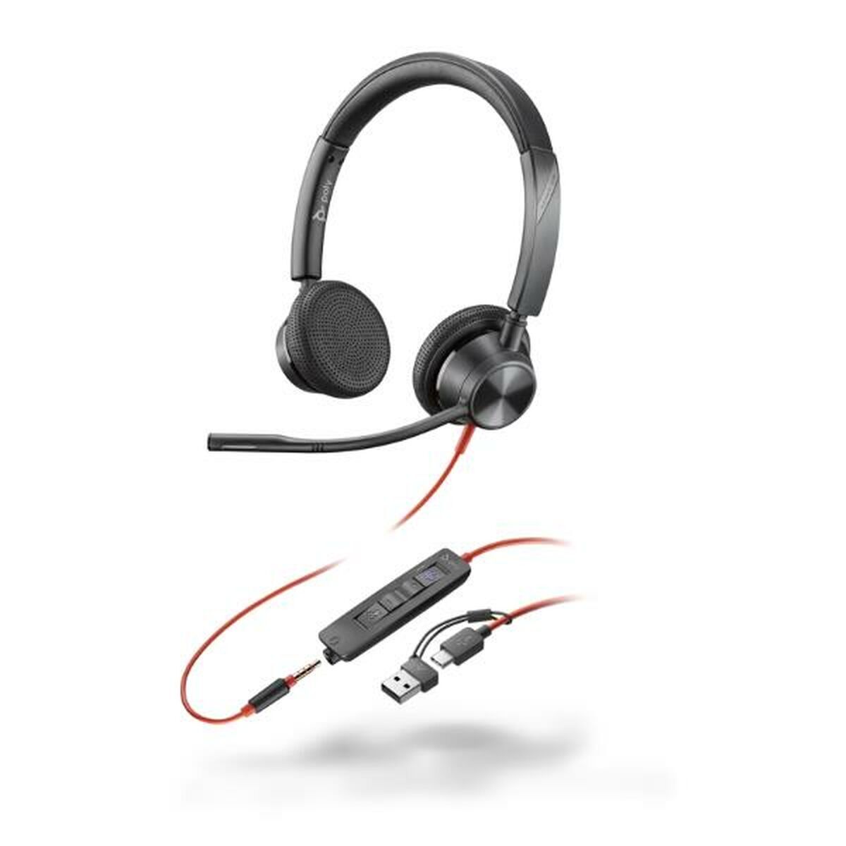 Poly Headphones Poly 8X222Aa Black