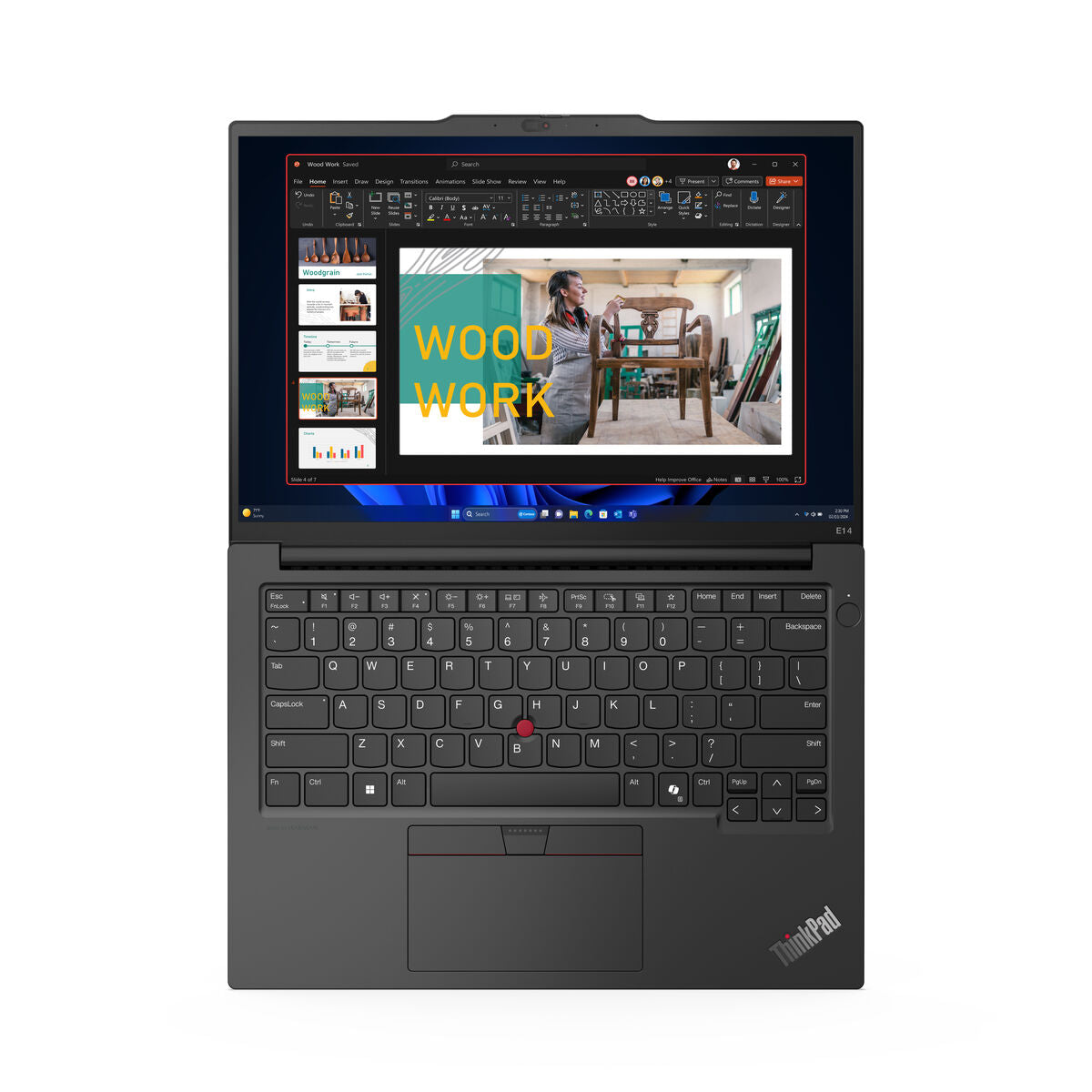 Lenovo Laptop Lenovo Thinkpad E16 G2 14" 16" Amd Ryzen 5 7535Hs 16 Gb Ram 512 Gb Ssd Spanish Qwerty (Refurbished A)
