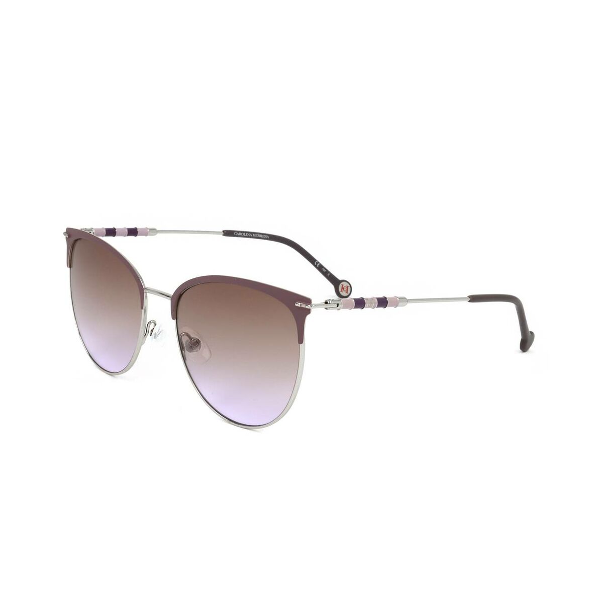 Carolina Herrera Ladies' Sunglasses Carolina Herrera Ch S Silver Lilac Ø 58 Mm
