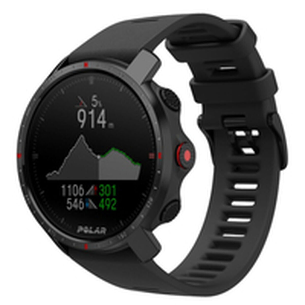 Polar Smartwatch Polar Grit X Pro Zafiro Titan M/L Black 1,2"
