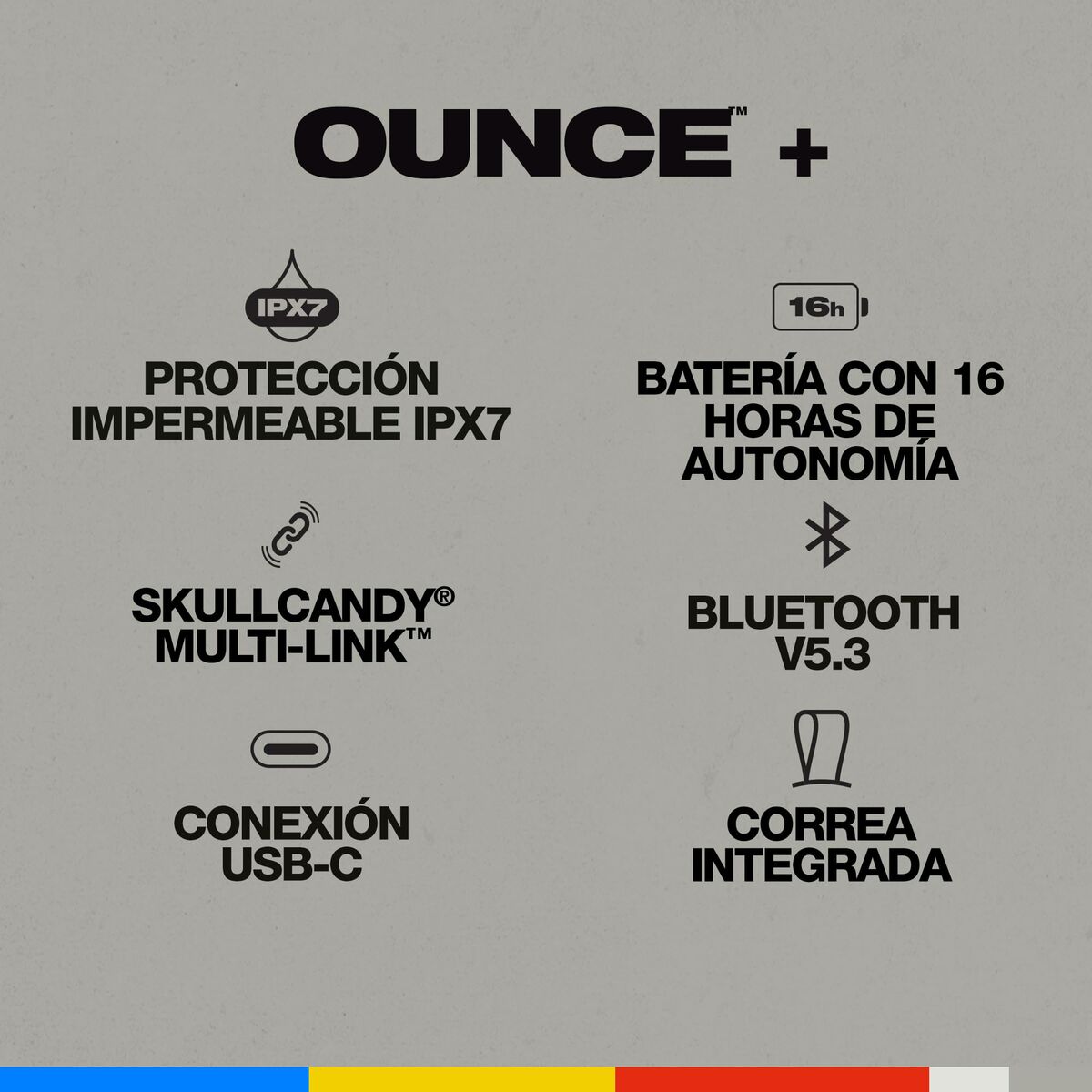 Skullcandy Portable Bluetooth Speakers Skullcandy 2Sksk2010I0L2 Grey 20 W