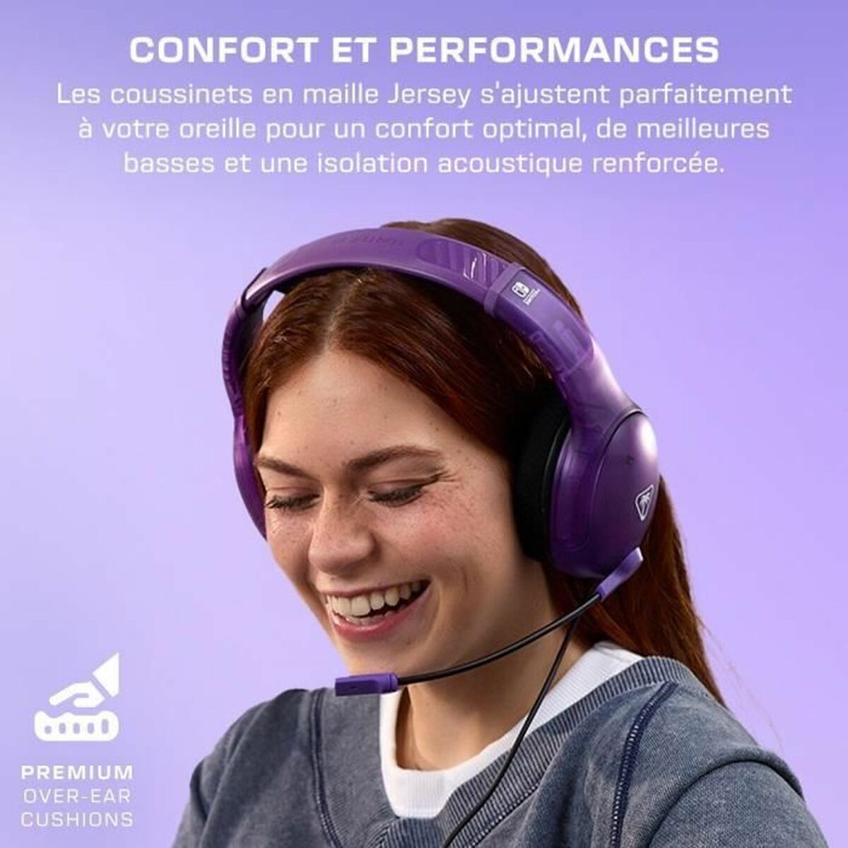 Turtle Beach Headphones Turtle Beach Airlite Fit Purple