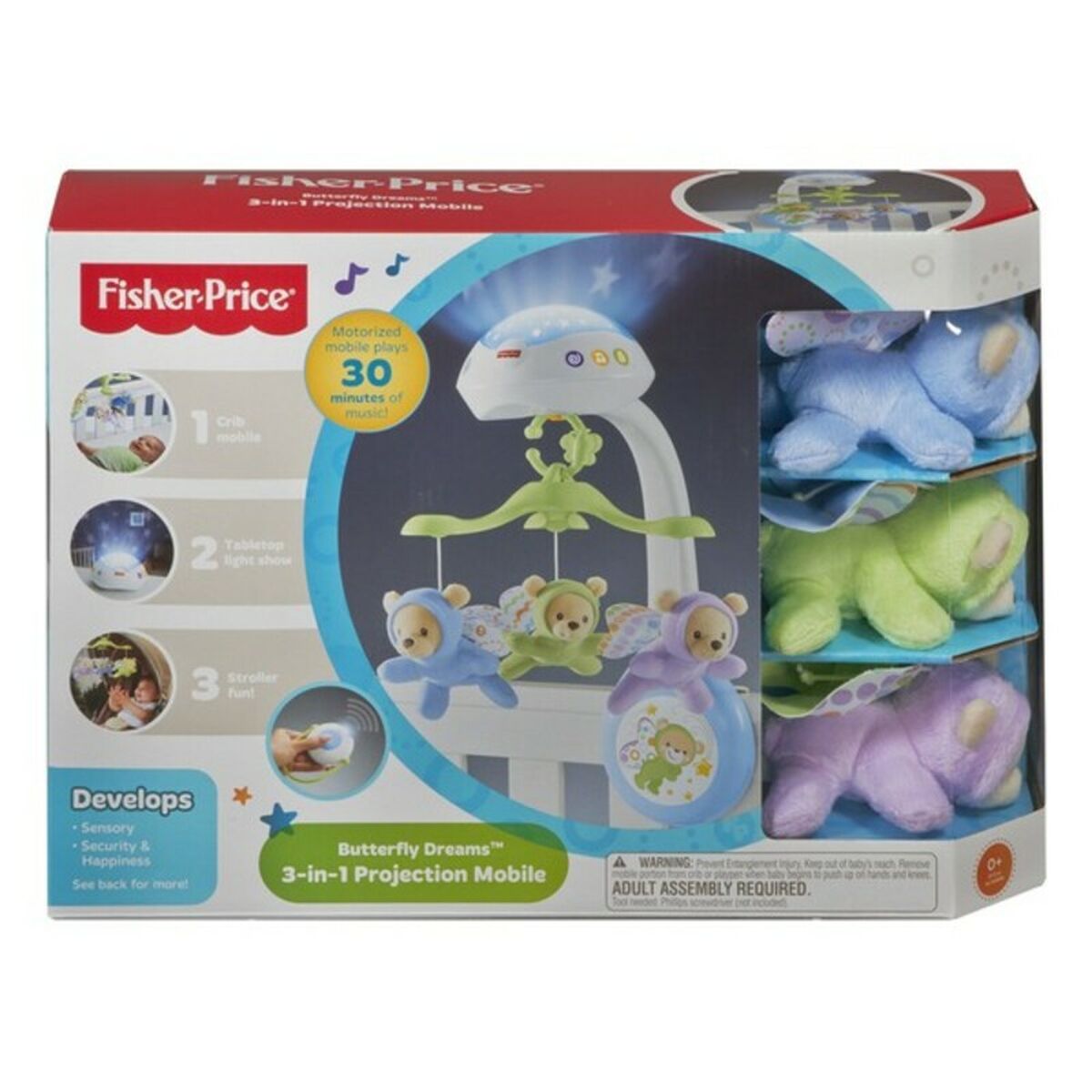 Fisher-Price Mobile Projector Fisher Price White Multicolour Plastic