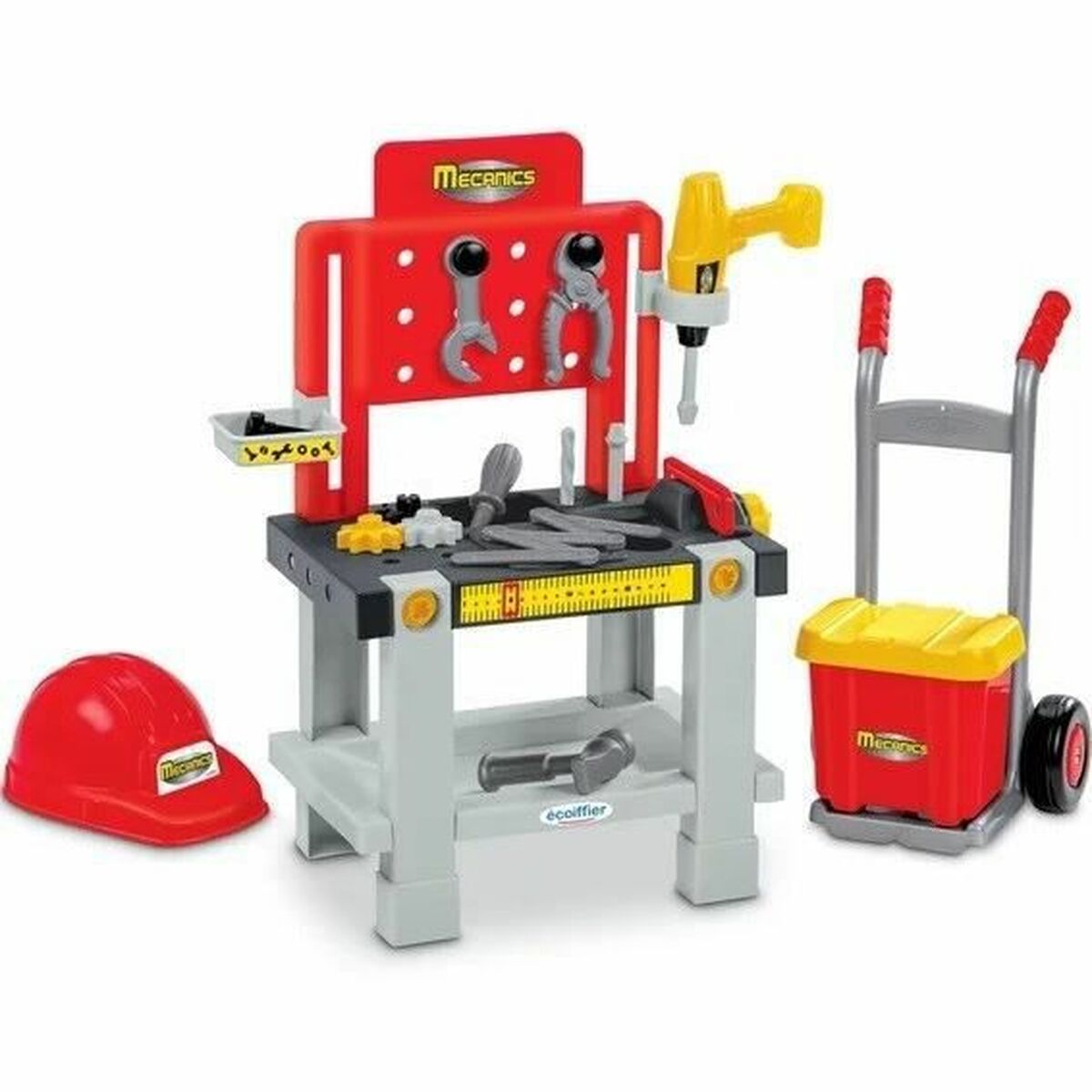 Ecoiffier Set Of Tools For Children Ecoiffier 19 Pieces