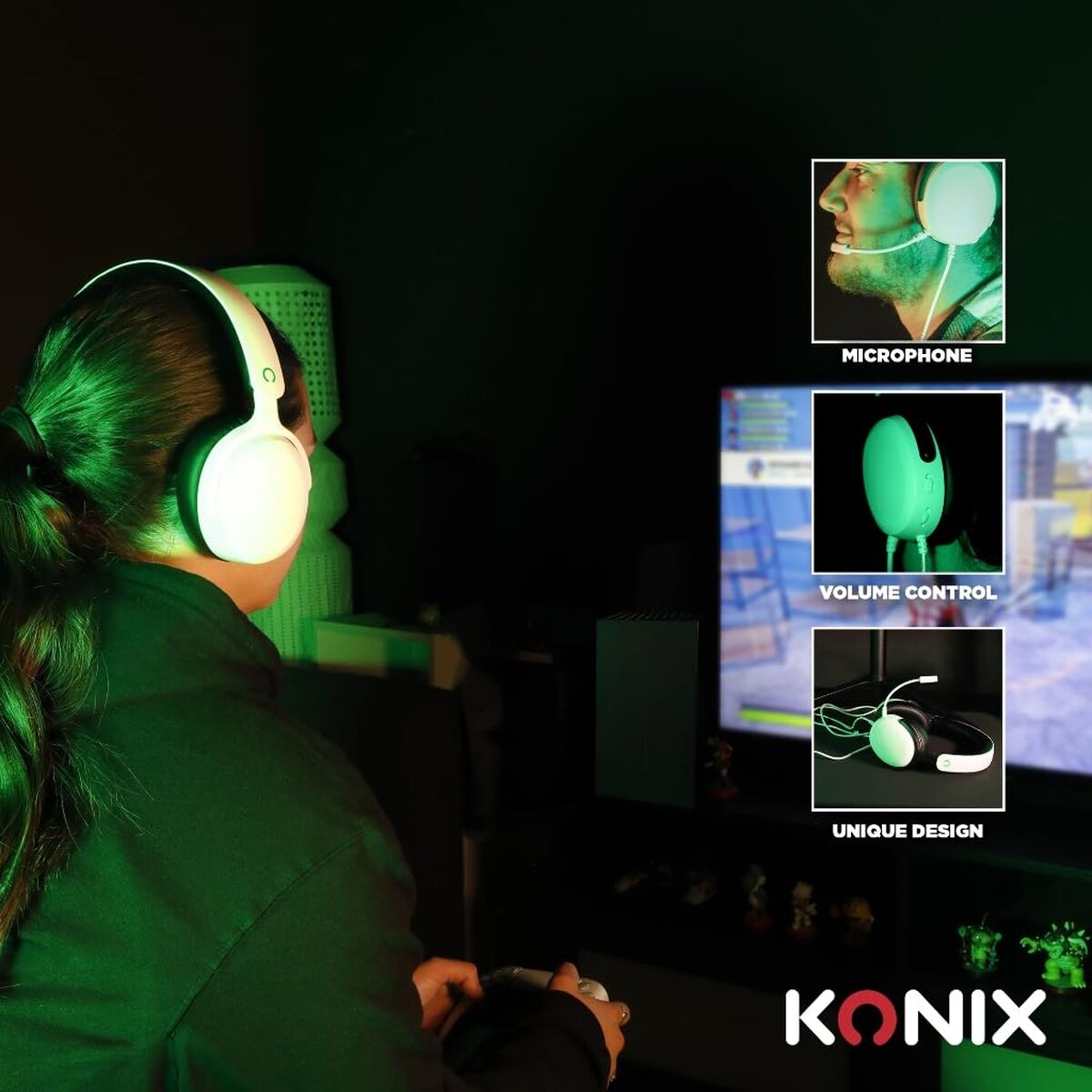 Konix Headphones Konix Black