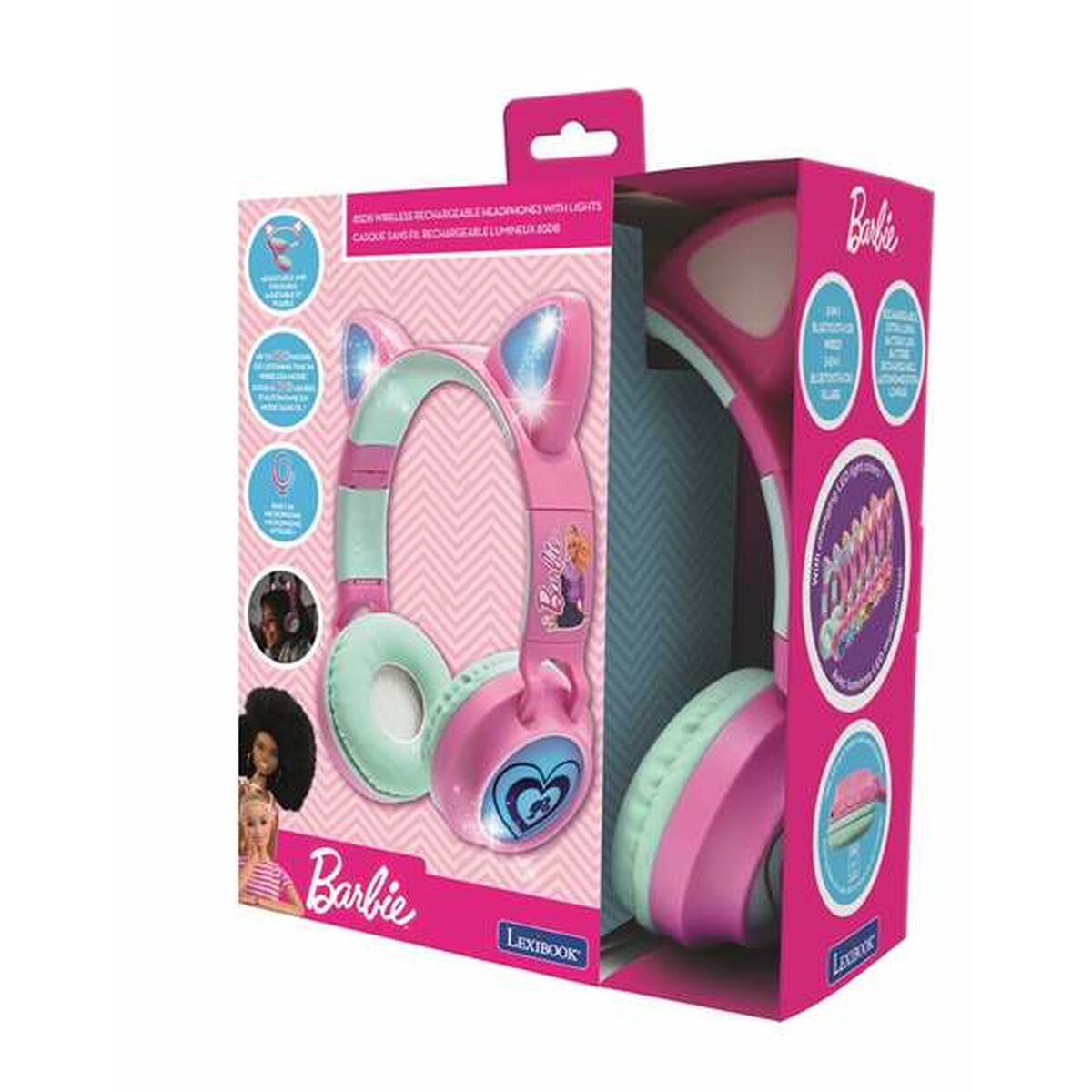 Lexibook Bluetooth Headphones Lexibook Mattel Barbie Hpbtktbb
