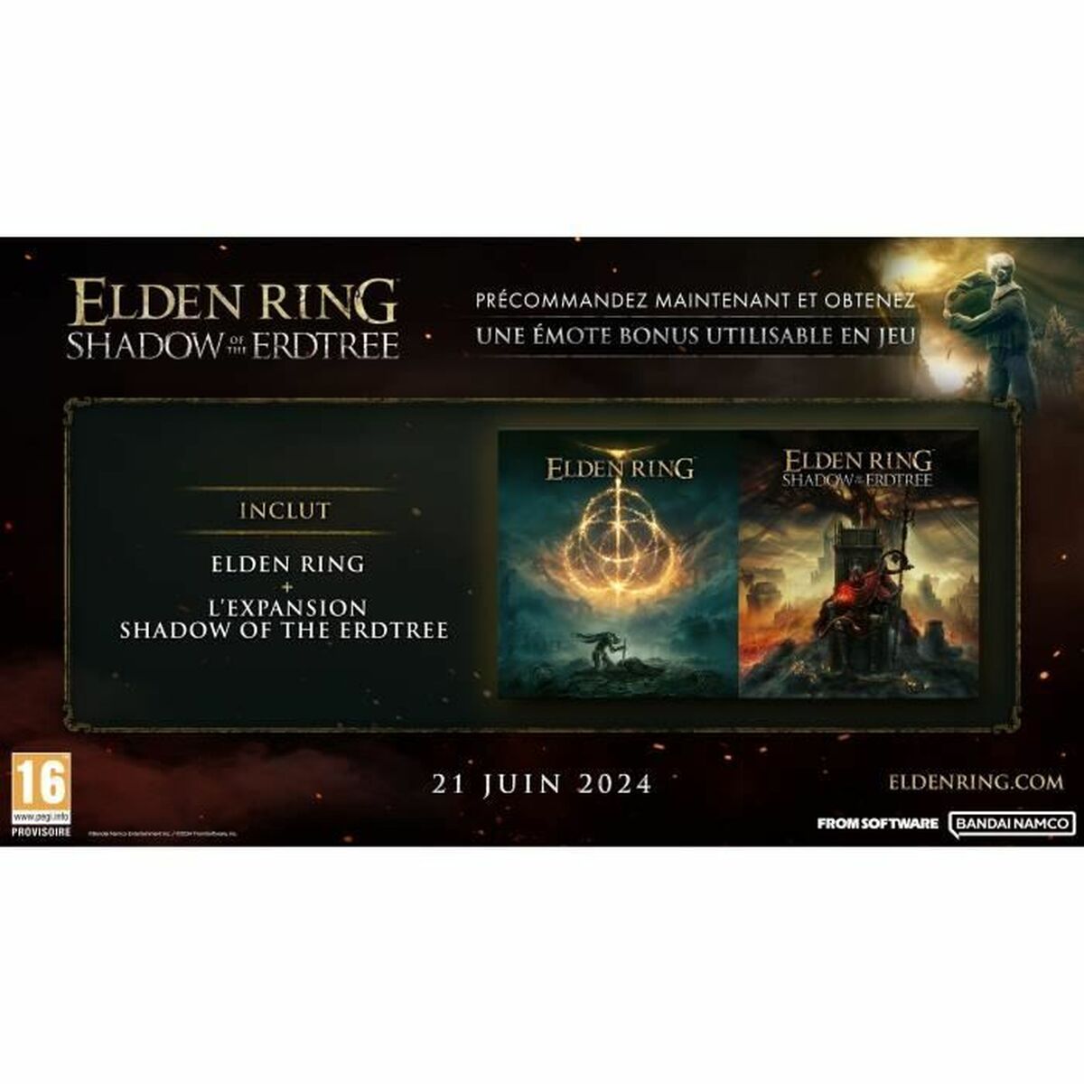 Bandai Namco Playstation 5 Video Game Bandai Namco Elden Ring: Shadow Of The Erdtree