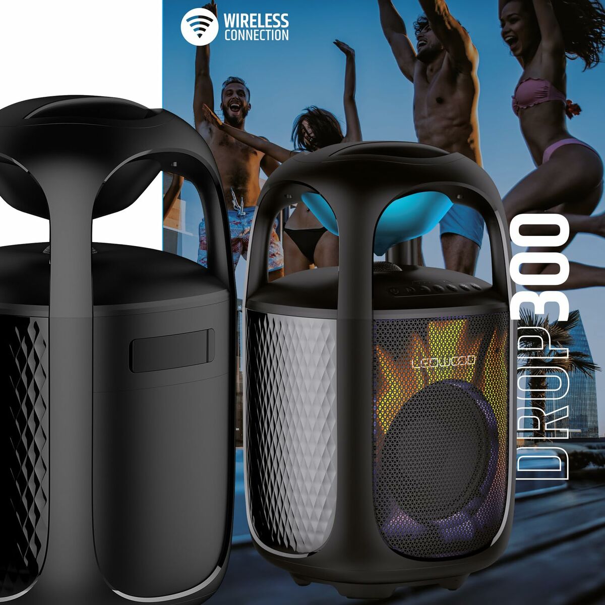 Ledwood Portable Bluetooth Speakers Ledwood Drop300 Bt 300W 90 W