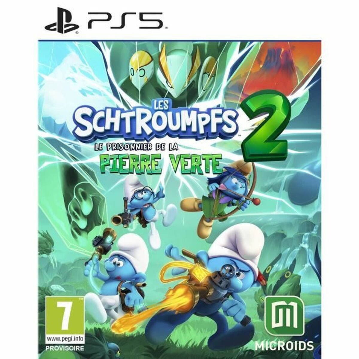 Microids Playstation 5 Video Game Microids The Smurfs 2 - The Prisoner Of The Green Stone (Fr)
