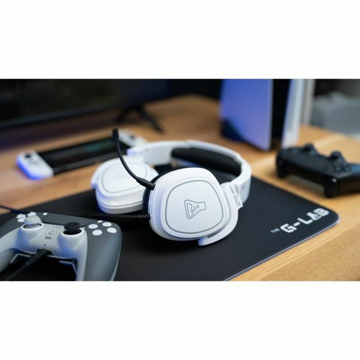 The G-Lab Headphones The G-Lab White