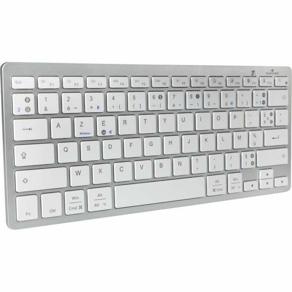 Bluestork Bluetooth Keyboard Bluestork Kb-Mini-Pc-Mac/Fr Azerty French White