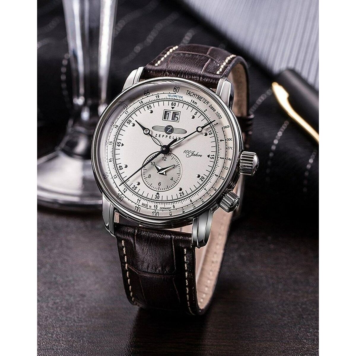 Zeppelin Men's Watch Zeppelin Zegarek Zeppelin 7640-1 Męski Silver