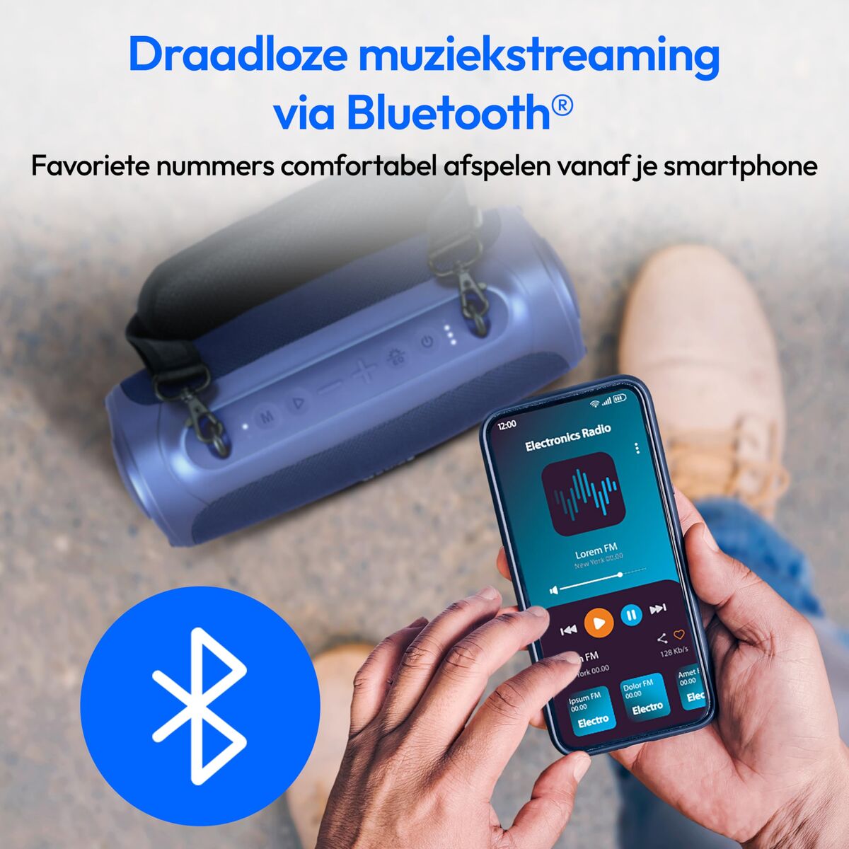 Medion Portable Bluetooth Speakers Medion 50077072 Blue 4 W