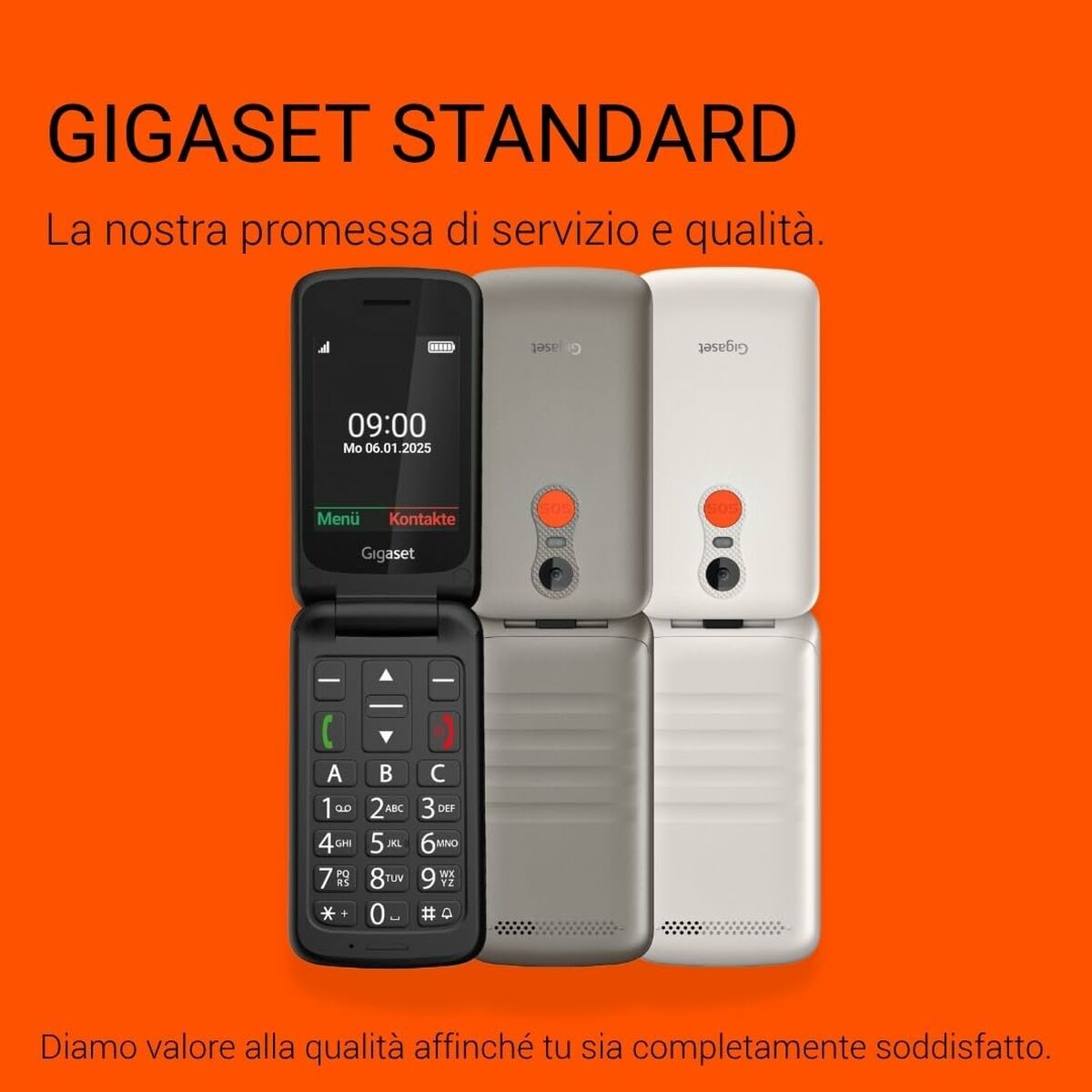 Gigaset Smartphone Gigaset Gl595 Grey 2,8"