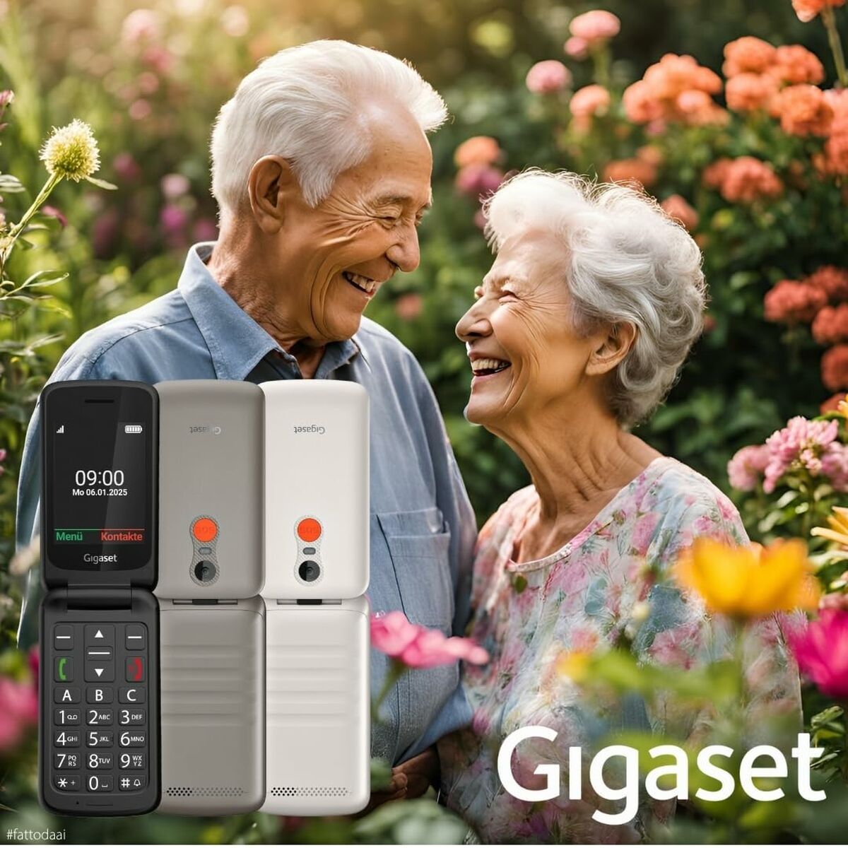 Gigaset Smartphone Gigaset Gl595 Grey 2,8"