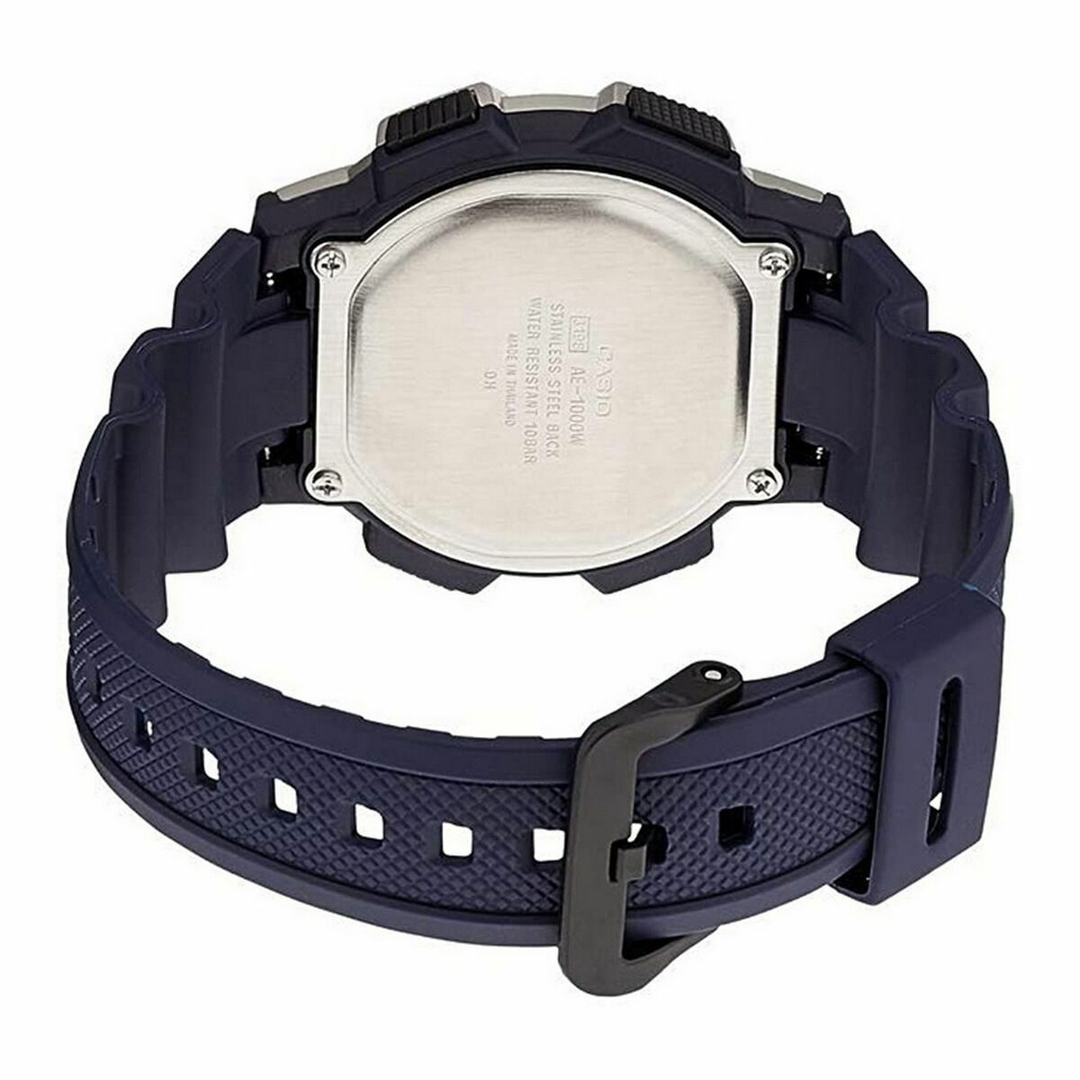 Casio Men's Watch Casio World Time Illuminator - 5 Alarms, 10 Year Battery Black Grey (Ø 40 Mm) (Ø 43 Mm)