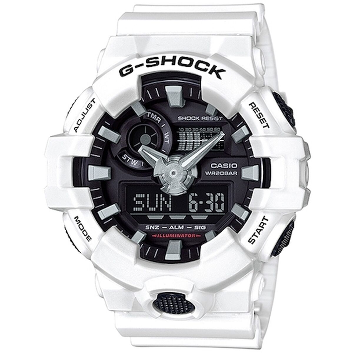 Casio G-Shock Men's Watch Casio G-Shock Ga-700-7Adr (G742) Black (Ø 53 Mm)