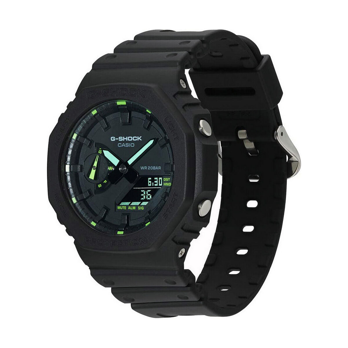 Casio G-Shock Men's Watch Casio G-Shock Oak - Neon Green Index (Ø 45 Mm)