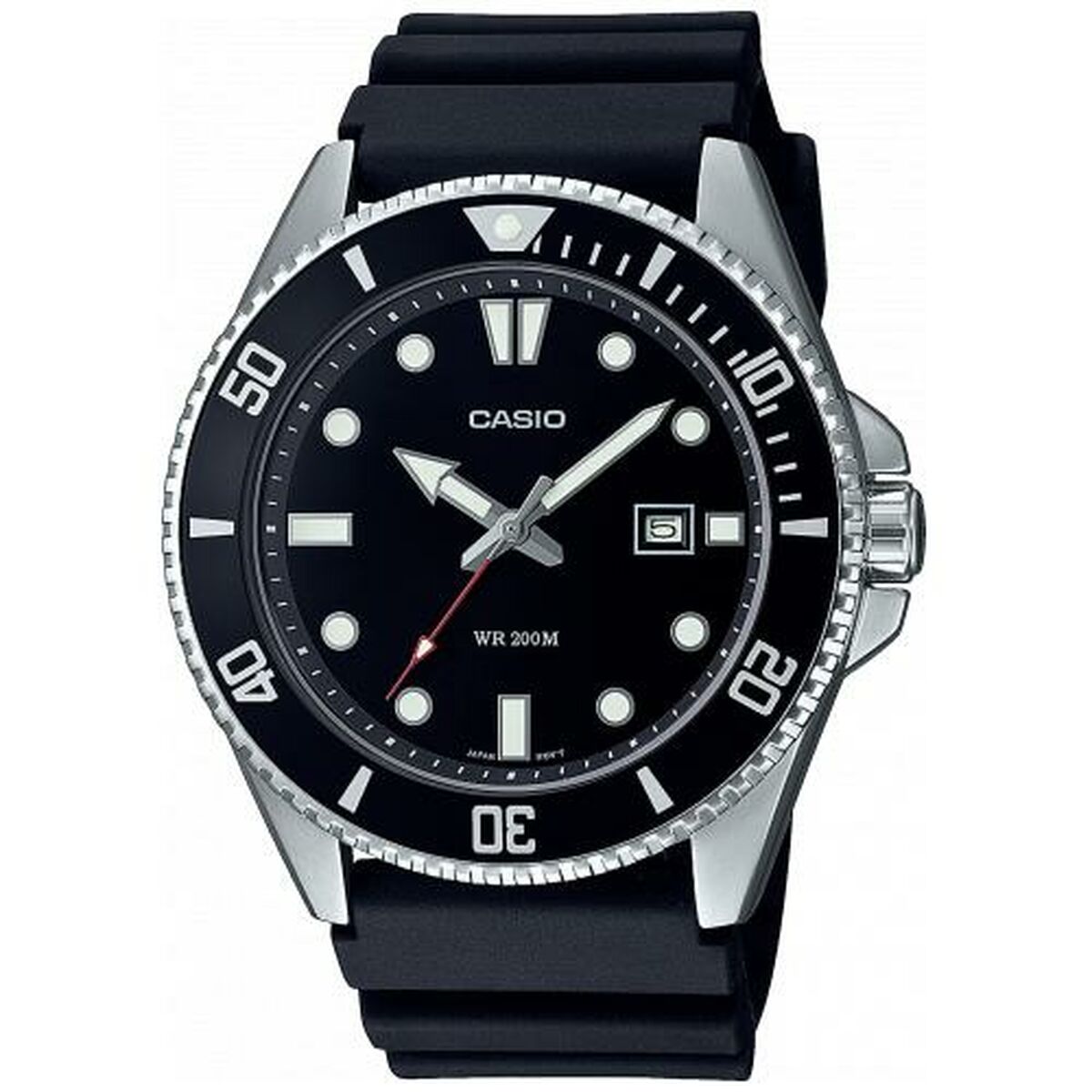Casio Men's Watch Casio Mdv-107-1A1Vef Black