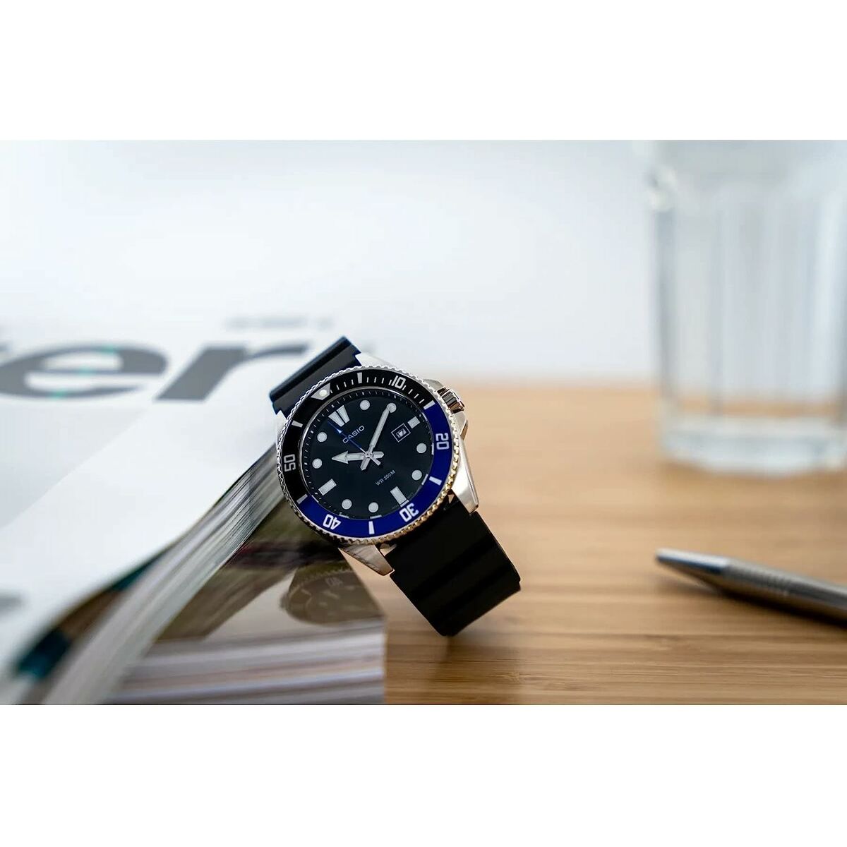 Casio Men's Watch Casio Mdv-107-1A2Vef Black