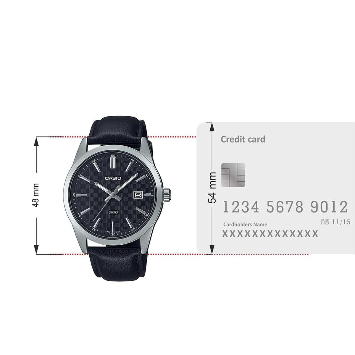 Casio Men's Watch Casio Enticer Gent Black