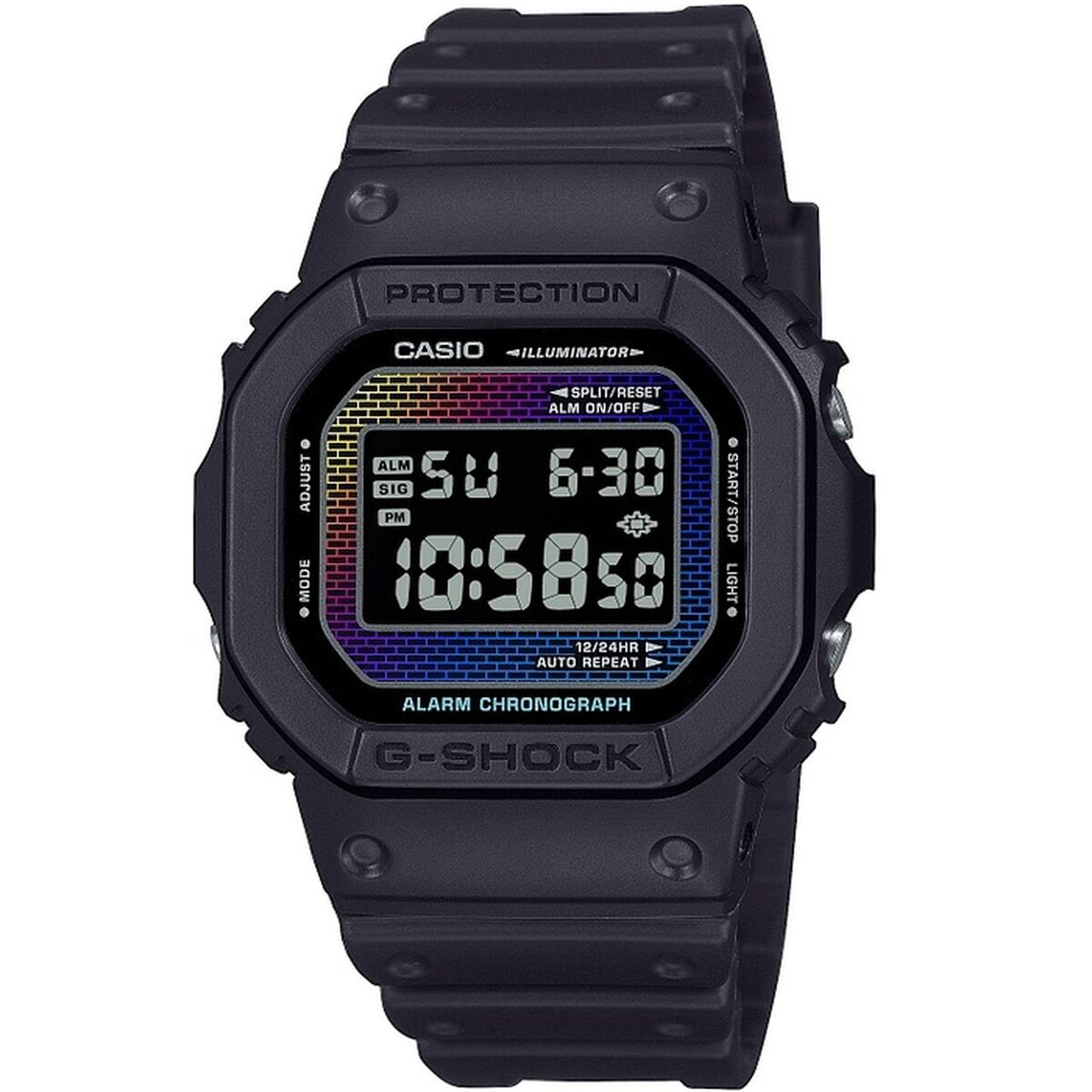 Casio G-Shock Men's Watch Casio G-Shock The Origin - Rainbow Brick Wall Serie Black