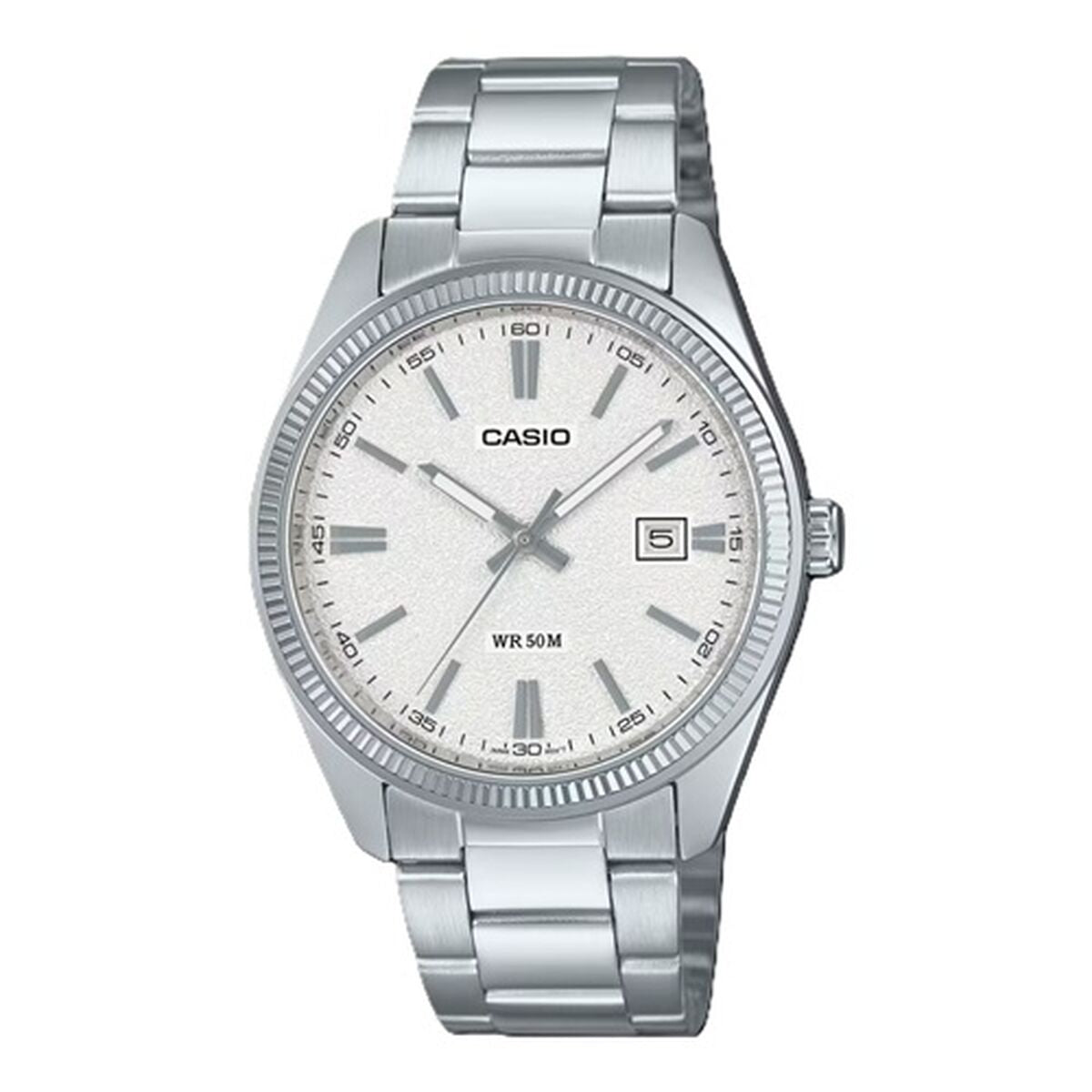 Casio Men's Watch Casio Date - White, Matte Dial (Ø 38,5 Mm)