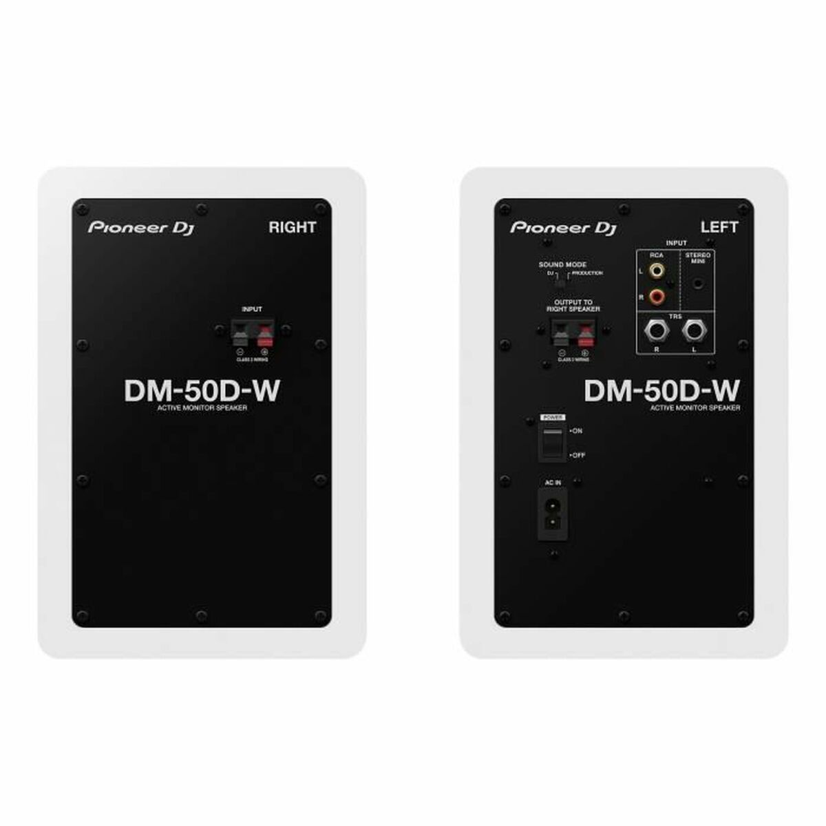 Pioneer Speakers Pioneer Dj Dm-50D-W