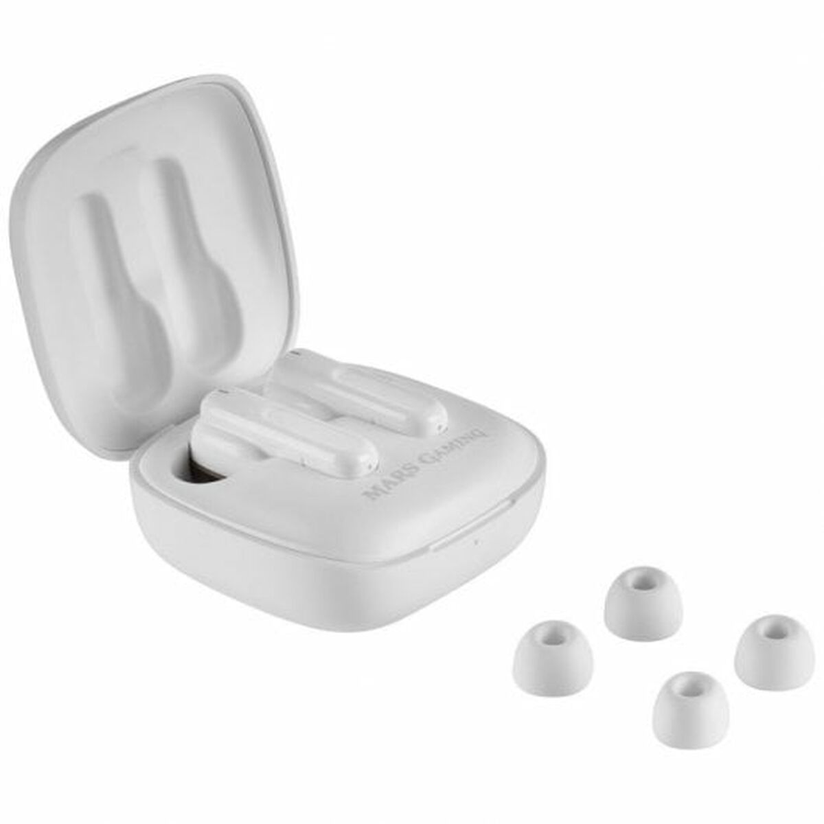 Mars Gaming Headphones With Microphone Mars Gaming Mhibw White