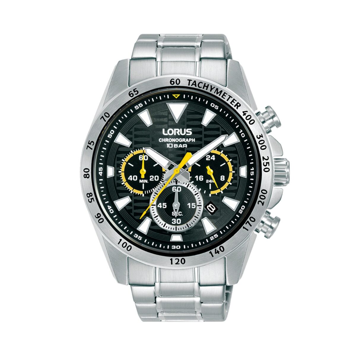 Lorus Men's Watch Lorus Rt351Kx9 Black Silver