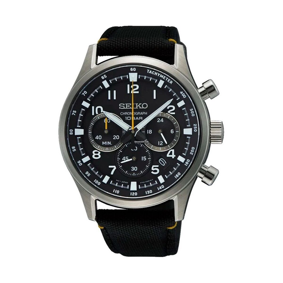 Seiko Men's Watch Seiko Ssb449P1 Black