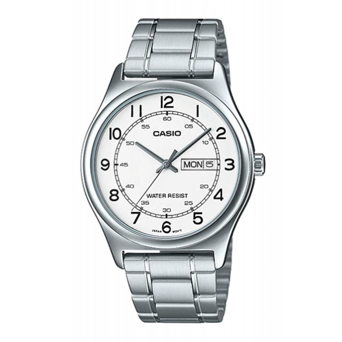 Casio Men's Watch Casio Easy Reader Silver (Ø 38 Mm)