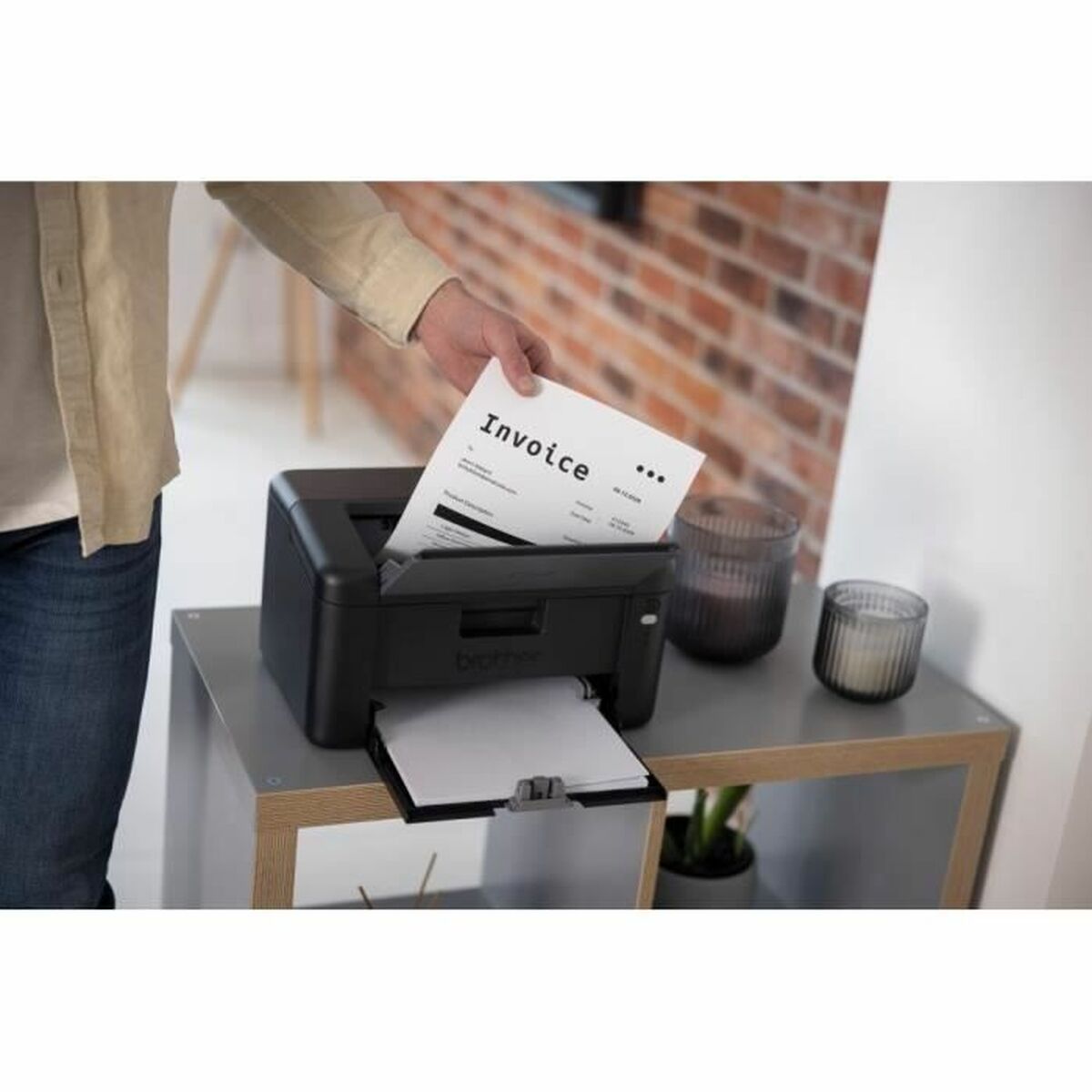 Brother Monochrome Laser Printer Brother Hl-L1242W