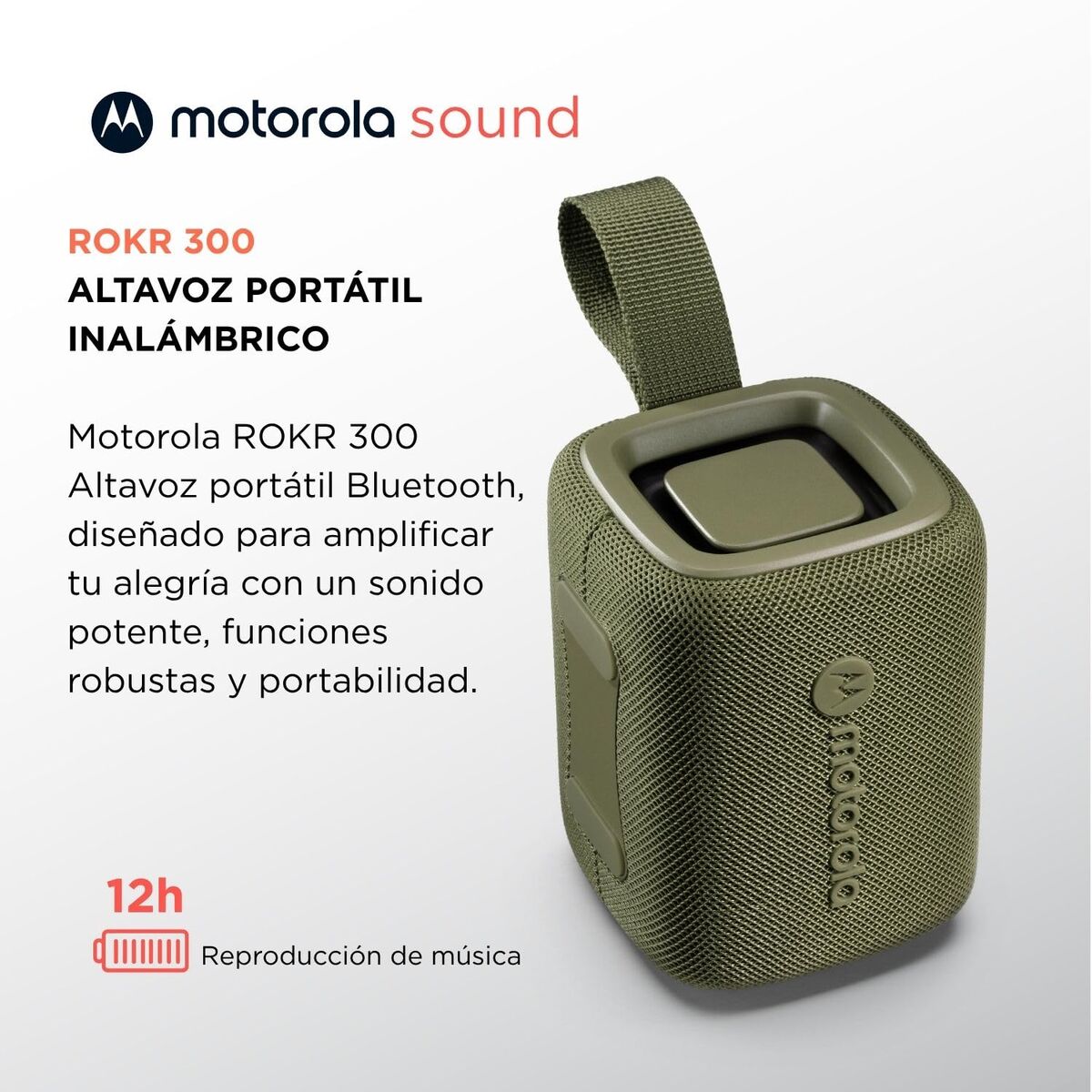 Motorola Portable Bluetooth Speakers Motorola Rokr 300 7 W Green