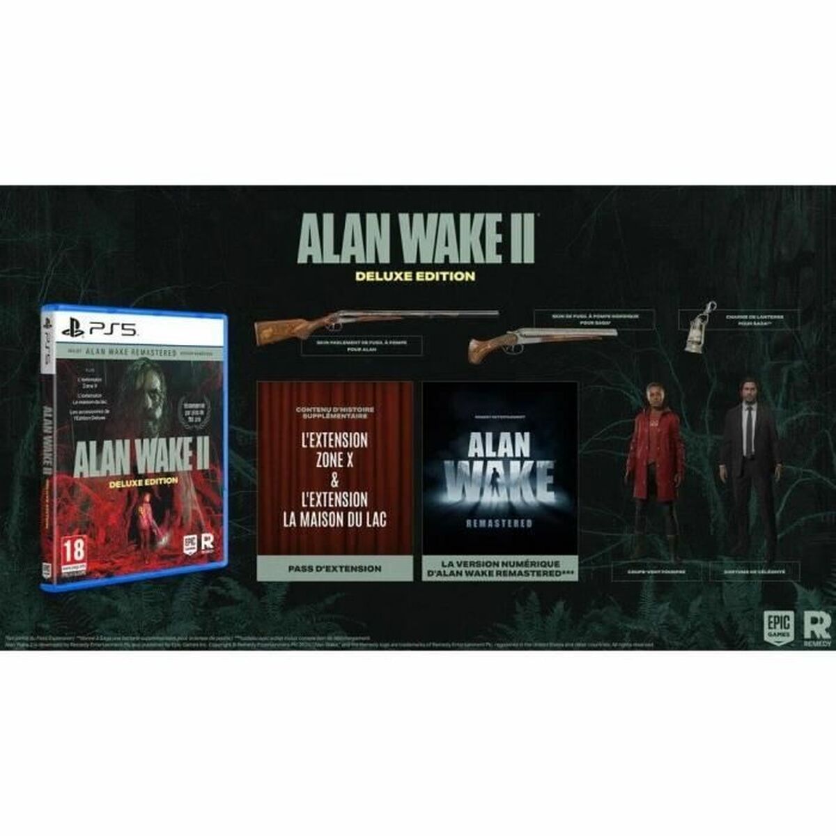 Just For Games Playstation 5 Video Game Just For Games Alan Wake 2 - Deluxe Edition