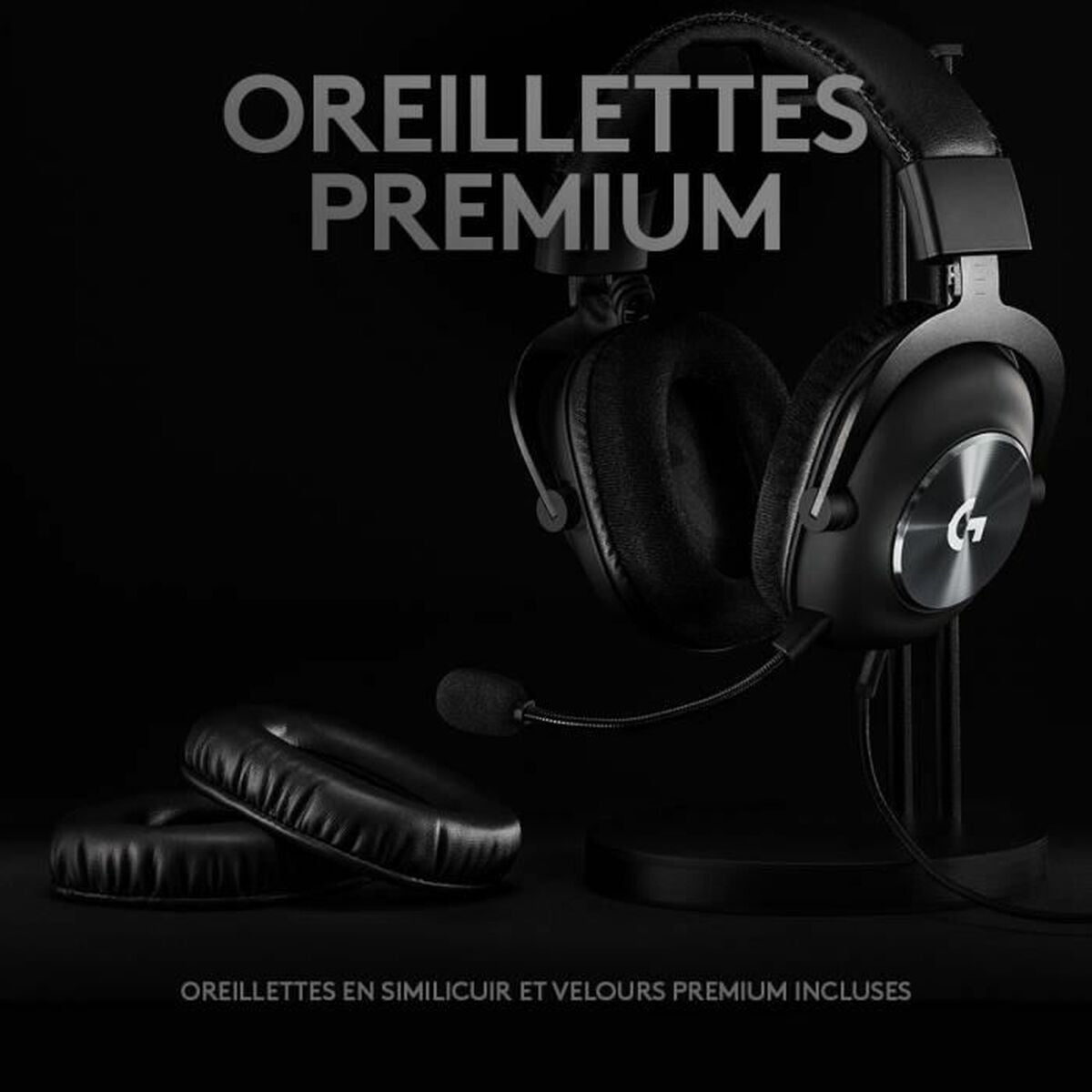 Logitech Headphones With Microphone Logitech Pro X Gaming Headset Black