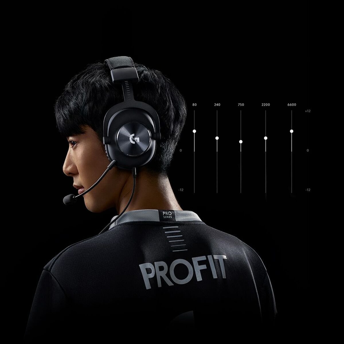 Logitech Headphones With Microphone Logitech Pro X Gaming Headset Black